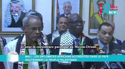 Mali : Les diplomates africains accrédités dans le pays soutiennent le peuple palestinien
